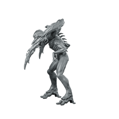 Necromorph Slasher 6 Miniature Sci - Fi Horror Alien - Papsikels Miniatures - We Print Miniatures
