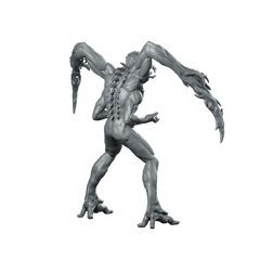 Necromorph Slasher 7 Miniature Sci - Fi Horror Alien - Papsikels Miniatures - We Print Miniatures