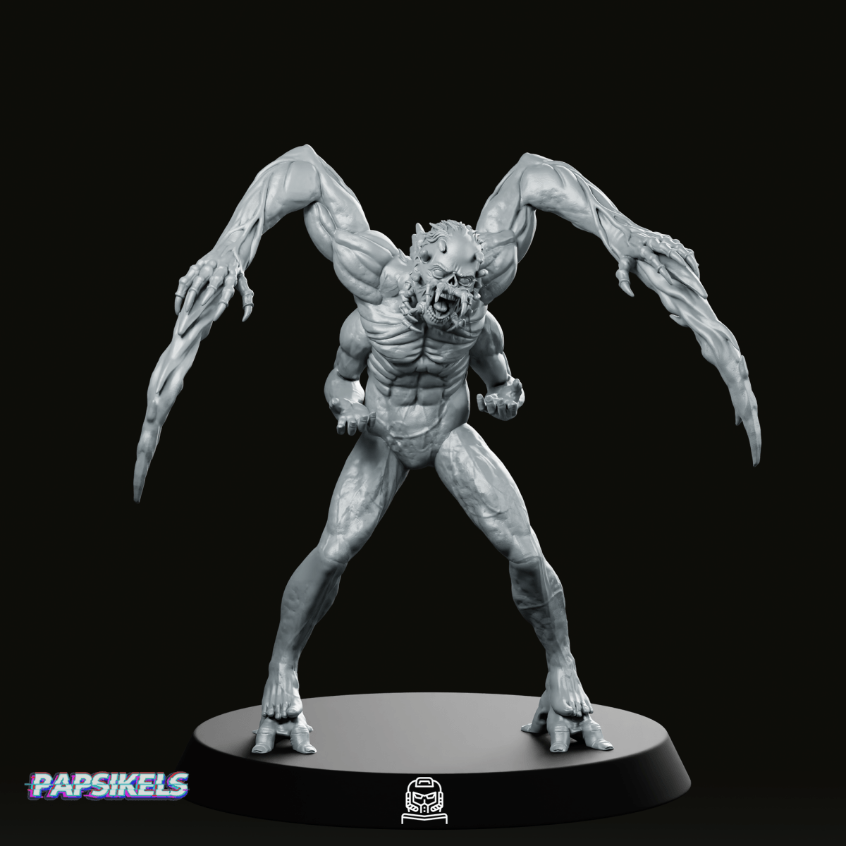 Necromorph Slasher 7 Miniature - Papsikels Miniatures - We Print Miniatures