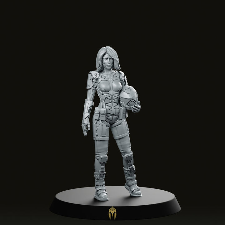 Neon Shadows 2 Miniature Cyberpunk Sci-Fi Recruit