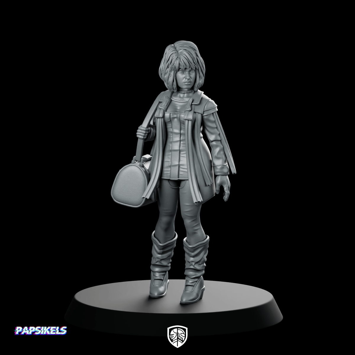 Nexus 6 Basic Pleasure Replicant Miniature Cyberpunk Spy - Papsikels Miniatures - We Print Miniatures