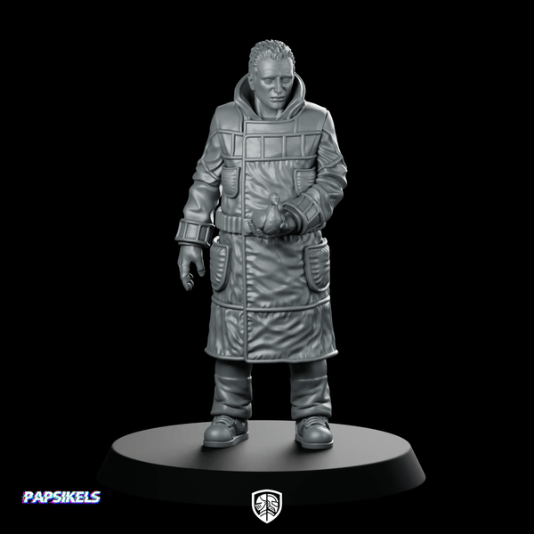 Nexus 6 Renegade Combat Replicant Miniature Cyberpunk Operative - Papsikels Miniatures - We Print Miniatures