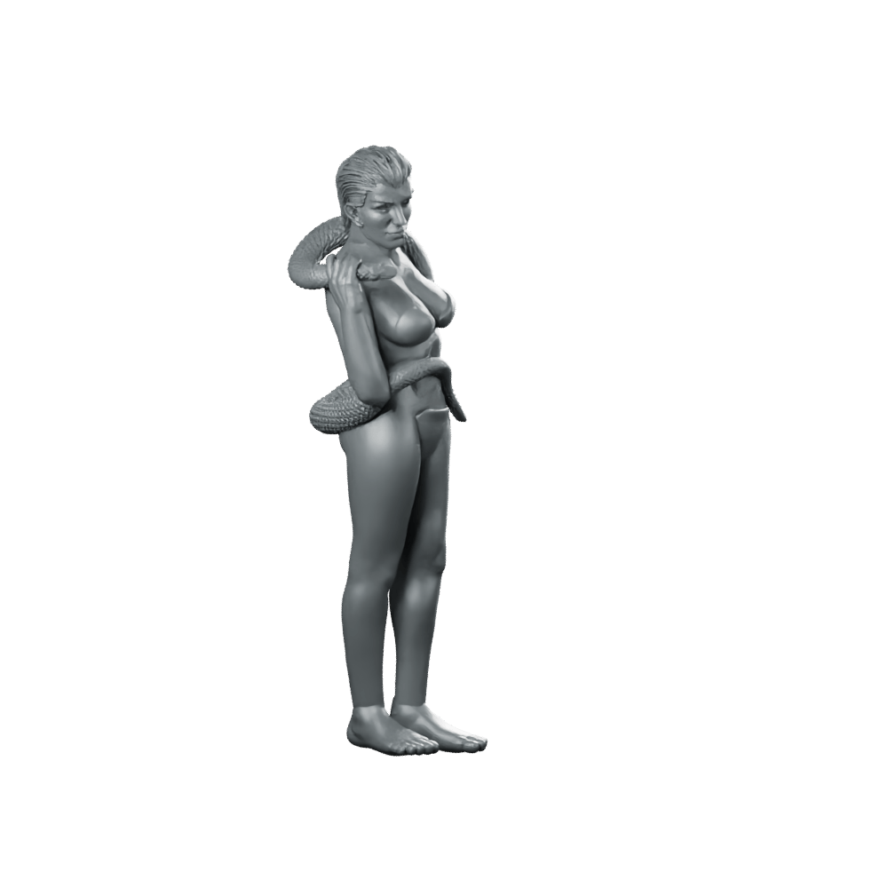 Nexus 6 Replicant Exotic Performer Miniature Snake - Papsikels Miniatures - We Print Miniatures