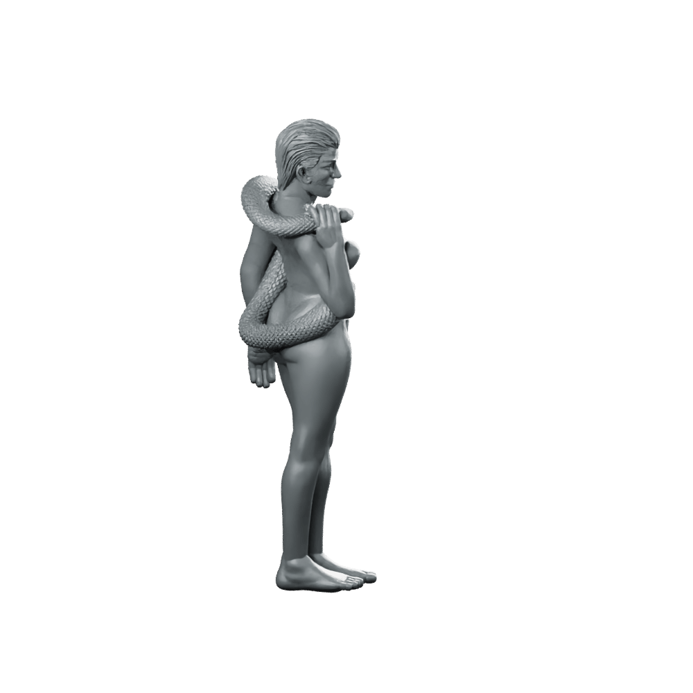 Nexus 6 Replicant Exotic Performer Miniature Snake - Papsikels Miniatures - We Print Miniatures