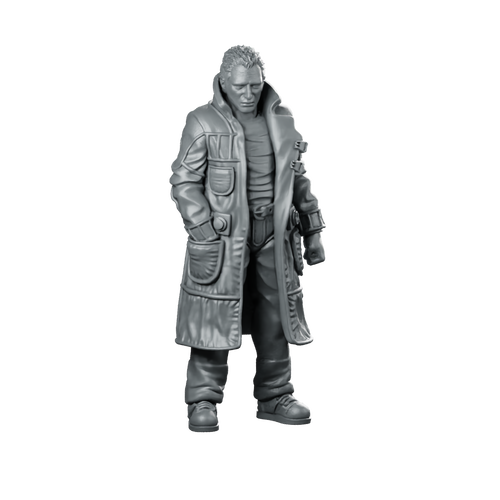 Nexus 6 Rogue Hijacker Replicant Miniature Cyberpunk Miniature 360 Spin 01