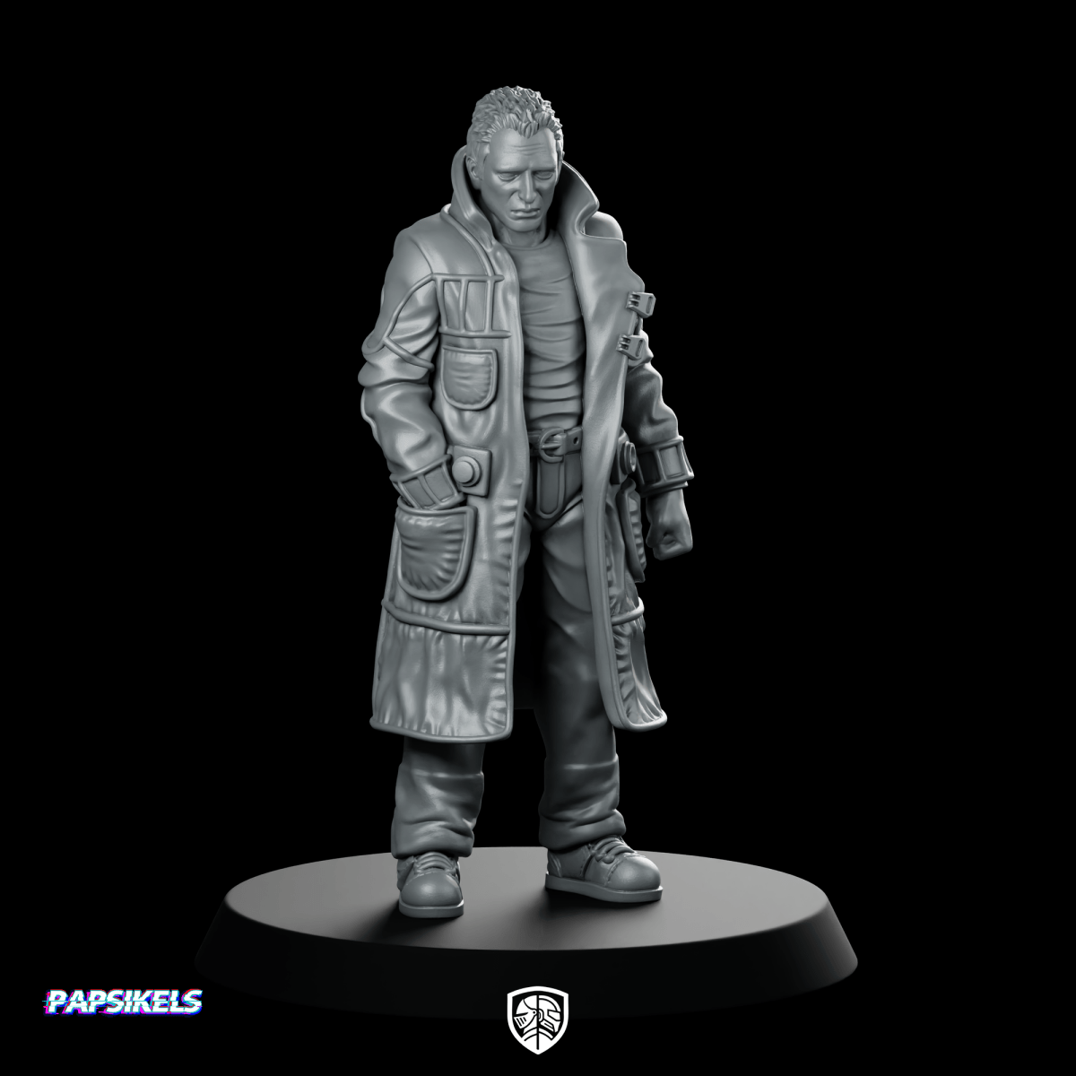 Nexus 6 Rogue Hijacker Replicant Miniature Cyberpunk - Papsikels Miniatures - We Print Miniatures