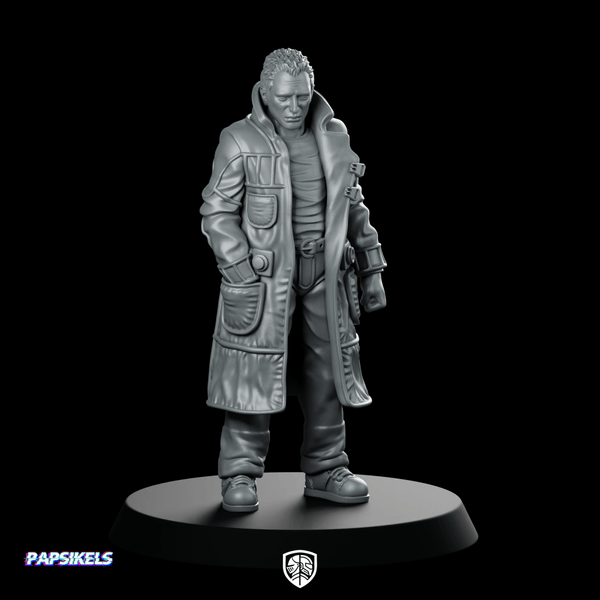 Nexus 6 Rogue Hijacker Replicant Miniature Cyberpunk - Papsikels Miniatures - We Print Miniatures