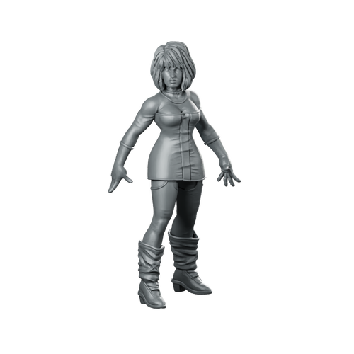 Nexus 6 Rogue Pleasure Replicant Miniature Cyberpunk Sci-Fi Miniature 360 Spin 01