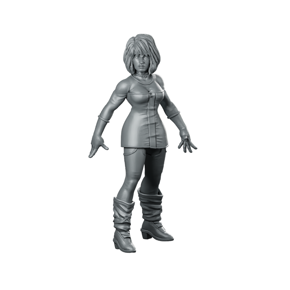 Nexus 6 Rogue Pleasure Replicant Miniature Cyberpunk Sci-Fi Miniature 360 Spin 01