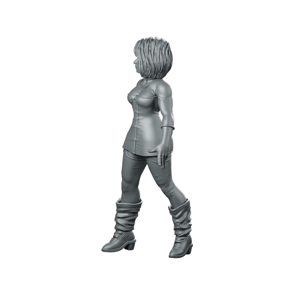 Nexus 6 Rogue Pleasure Replicant Miniature Cyberpunk Sci-Fi Miniature 360 Spin 07