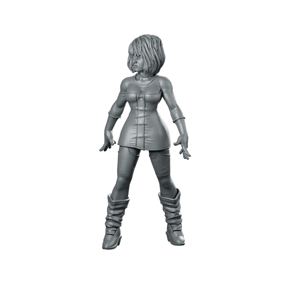 Nexus 6 Rogue Pleasure Replicant Miniature Cyberpunk Sci-Fi Miniature 360 Spin 08