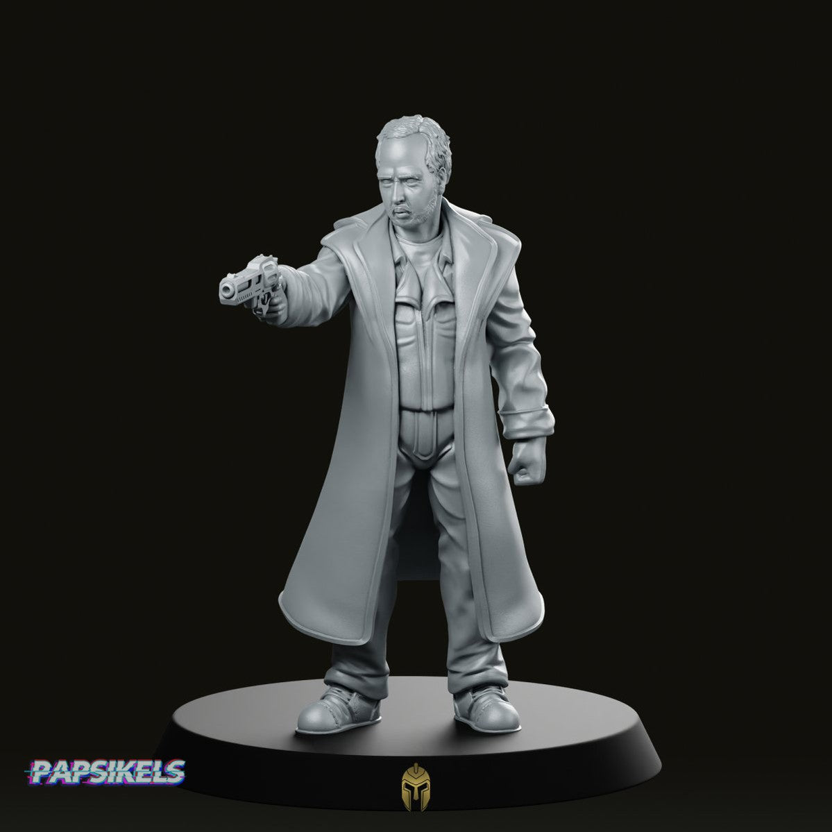 Nexus 6 Rogue Replicant Leader Miniature - Papsikels Miniatures - We Print Miniatures