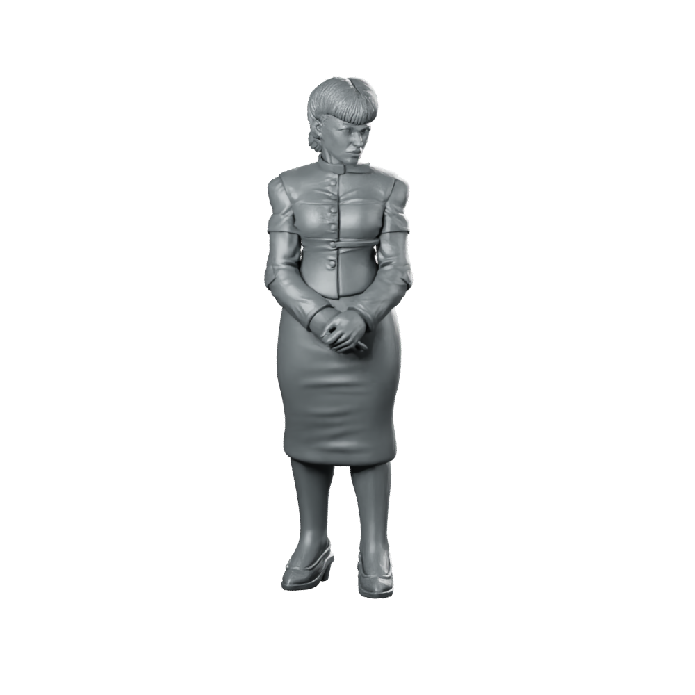 Nexus 7 Experimental Replicant 2 Miniature Cyberpunk Agent Miniature 360 Spin 01