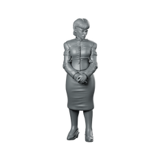 Nexus 7 Experimental Replicant 2 Miniature Cyberpunk Agent Miniature 360 Spin 01