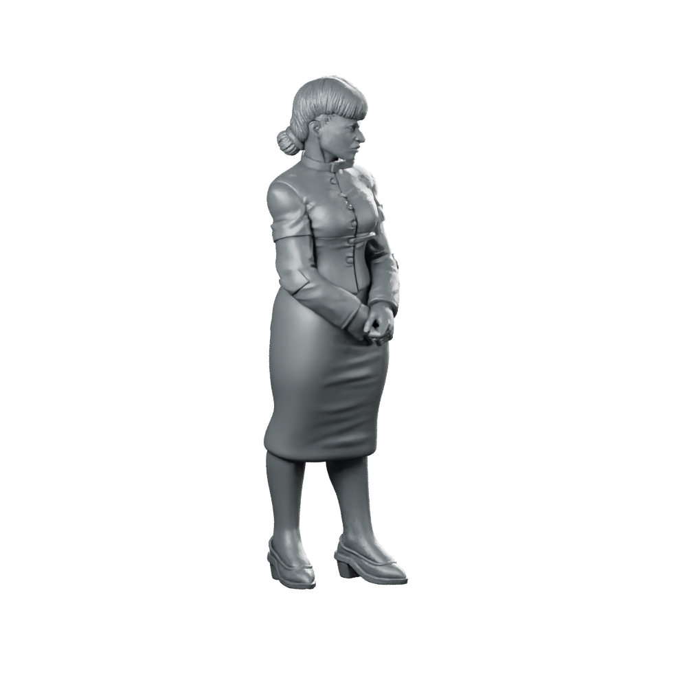 Nexus 7 Experimental Replicant 2 Miniature Cyberpunk Agent Miniature 360 Spin 02