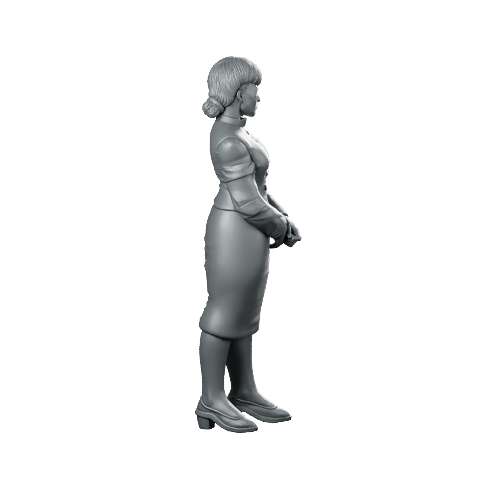 Nexus 7 Experimental Replicant 2 Miniature Cyberpunk Agent Miniature 360 Spin 03