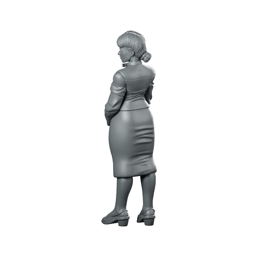 Nexus 7 Experimental Replicant 2 Miniature Cyberpunk Agent Miniature 360 Spin 06