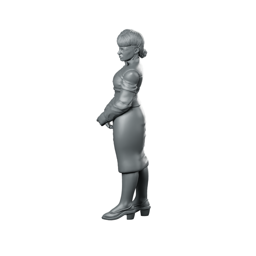 Nexus 7 Experimental Replicant 2 Miniature Cyberpunk Agent Miniature 360 Spin 07