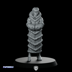 Nexus 7 Experimental Replicant 4 Miniature Fur - Coat - Papsikels Miniatures - We Print Miniatures
