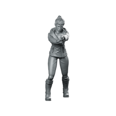 Nexus 9 Replicant Company Assassin Miniature Cyberpunk Operative Miniature 360 Spin 01