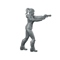 Nexus 9 Replicant Company Assassin Miniature Cyberpunk Operative Miniature 360 Spin 03