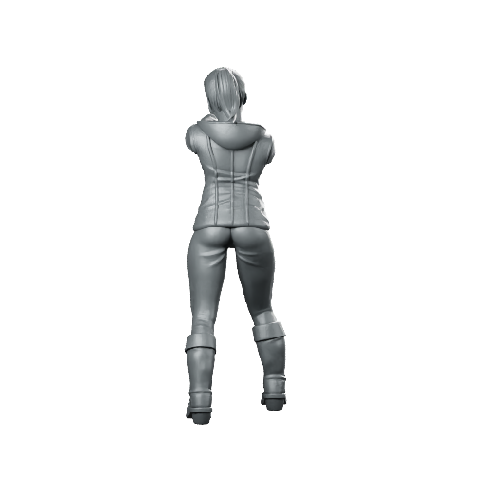 Nexus 9 Replicant Company Assassin Miniature Cyberpunk Operative Miniature 360 Spin 05