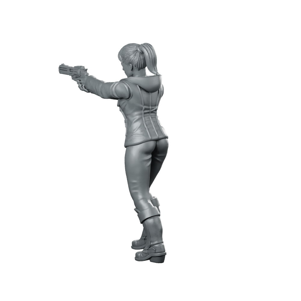 Nexus 9 Replicant Company Assassin Miniature Cyberpunk Operative Miniature 360 Spin 06