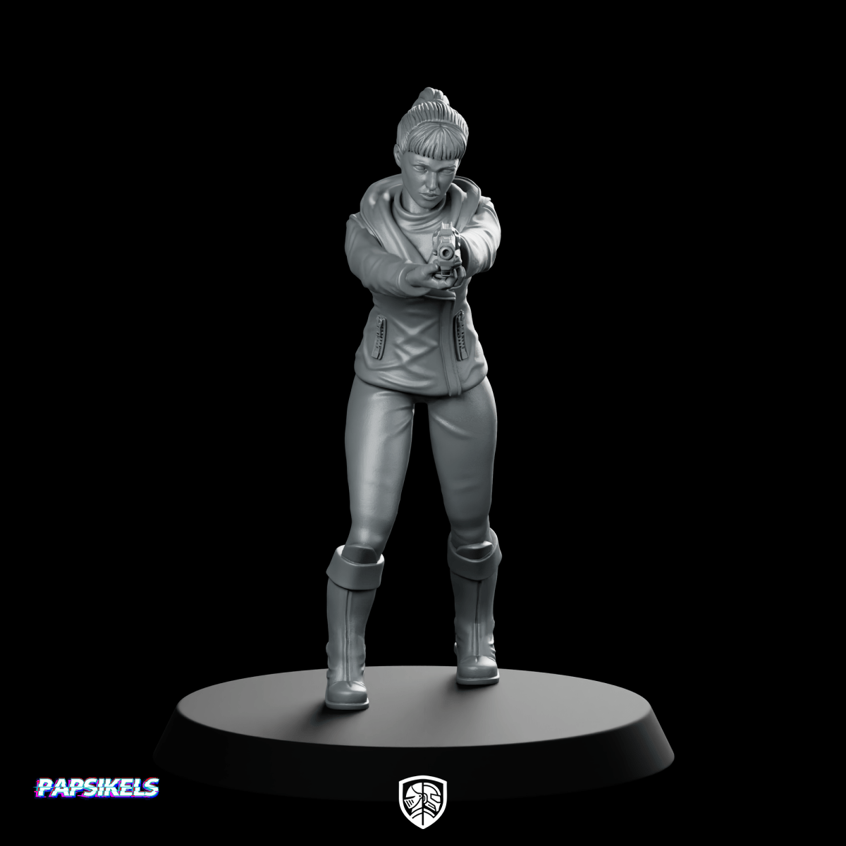 Nexus 9 Replicant Company Assassin Miniature Cyberpunk Operative - Papsikels Miniatures - We Print Miniatures