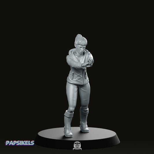 Nexus 9 Replicant Company Assassin Miniature - Papsikels Miniatures - We Print Miniatures