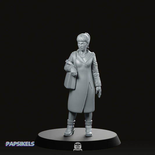 Nexus 9 Replicant Company Infiltrator Miniature - Papsikels Miniatures - We Print Miniatures