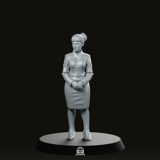 Nexus 9 Replicant Personal Assistant Miniature - Papsikels Miniatures - We Print Miniatures