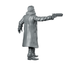 Nexus 9 Replicant Retirement Officer 1 Miniature Cyberpunk Miniature 360 Spin 04