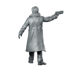 Nexus 9 Replicant Retirement Officer 1 Miniature Cyberpunk Miniature 360 Spin 05