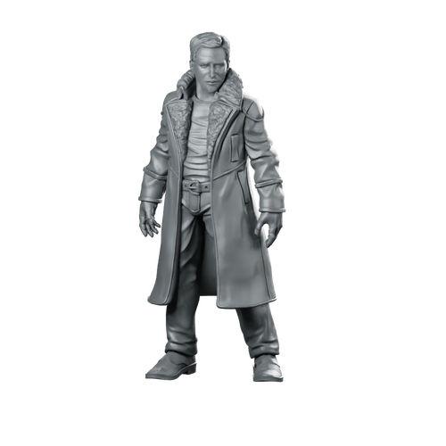 Nexus 9 Replicant Retirement Officer 2 Miniature Cyberpunk Miniature 360 Spin 01