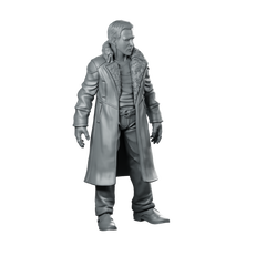 Nexus 9 Replicant Retirement Officer 2 Miniature Cyberpunk Miniature 360 Spin 02