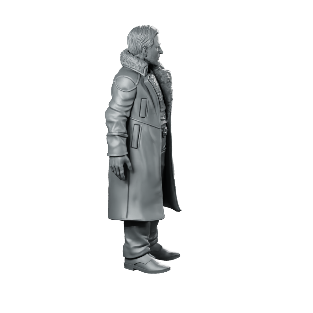 Nexus 9 Replicant Retirement Officer 2 Miniature Cyberpunk Miniature 360 Spin 03