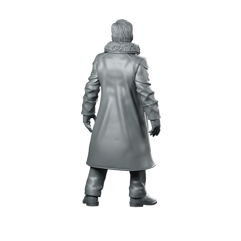Nexus 9 Replicant Retirement Officer 2 Miniature Cyberpunk Miniature 360 Spin 05