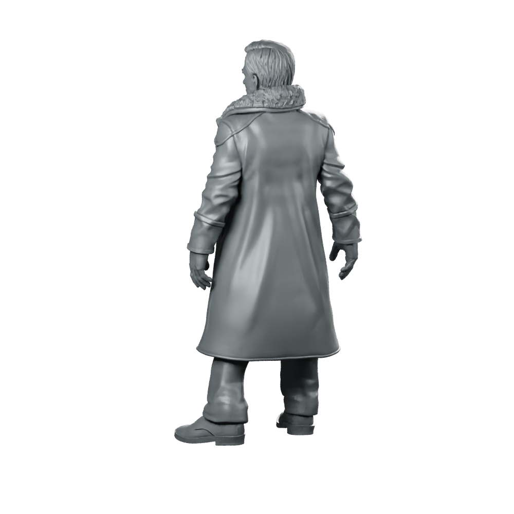 Nexus 9 Replicant Retirement Officer 2 Miniature Cyberpunk Miniature 360 Spin 06