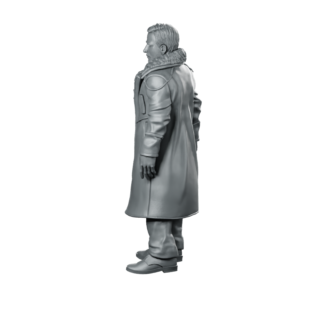 Nexus 9 Replicant Retirement Officer 2 Miniature Cyberpunk Miniature 360 Spin 07