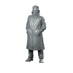 Nexus 9 Replicant Retirement Officer 3 Miniature Cyberpunk Miniature 360 Spin 01