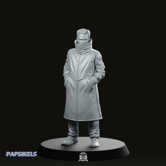 Nexus 9 Replicant Retirement Officer 3 Miniature - Papsikels Miniatures - We Print Miniatures