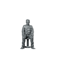 Nexus 9 Replicant Retirement Officer 4 Miniature Seated Miniature 360 Spin 01