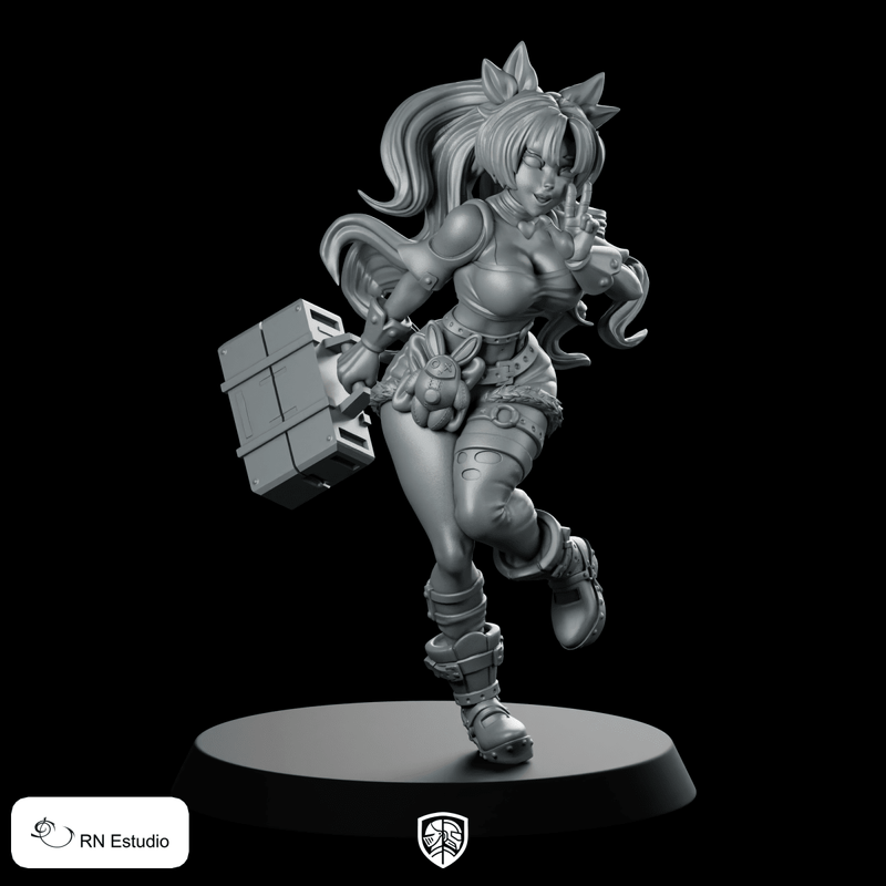 Nicole Demara Miniature Influencer Seaside Hero Adventurer - RN Estudio - We Print Miniatures