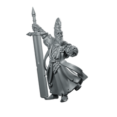 Nightbringer Fantasy Miniature Dark Enforcer Greatsword Guard Miniature 360 Spin 01