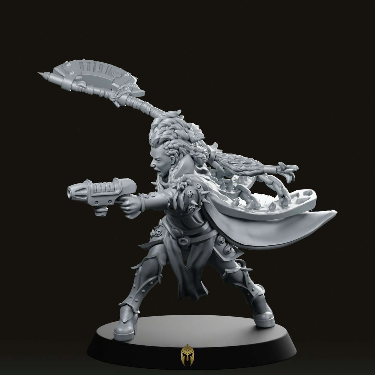 Nightshade Bodyguard Miniature - PrintMinis - We Print Miniatures