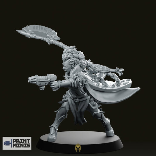 Nightshade Bodyguard Miniature - PrintMinis - We Print Miniatures