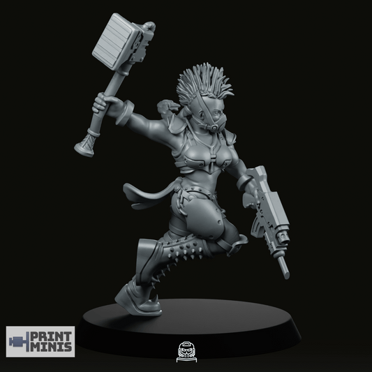 Nightshade Champion 3 Miniature - PrintMinis - We Print Miniatures