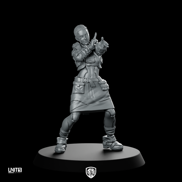 Nina Torres 02 Miniature Sci-Fi Female Soldier