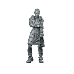 Nina Torres 01 Miniature Sci-Fi Female Operative Character Miniature 360 Spin 01