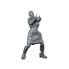 Nina Torres 02 Miniature Sci-Fi Female Soldier Miniature 360 Spin 01